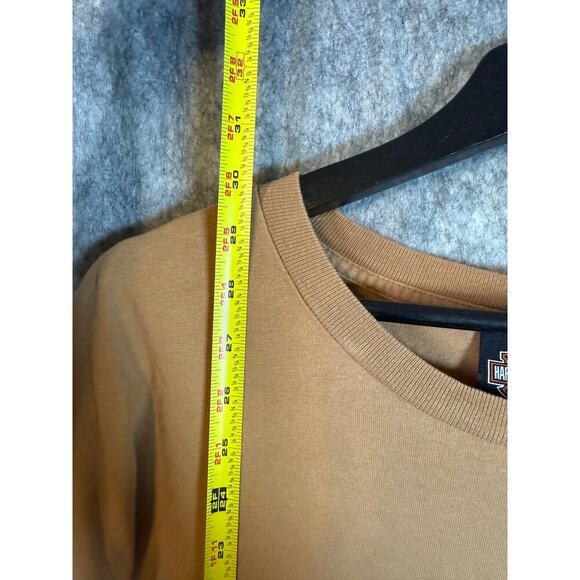 Harley Davidson Mens Brown 2007 Skull and Dice Short Sleeve Shirt - XXL - Picture 8 of 8